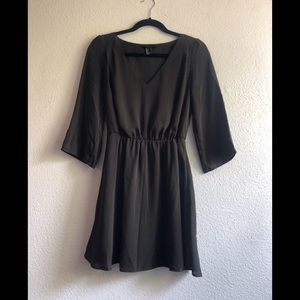 Forest Green A-line dress